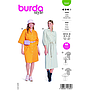 Patron Burda 5845 - Robe boutonnées du 36 au 46 FR 