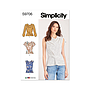 Patron Simplicity 9706 - Haut du 36 au 54 FR