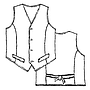 Patrón Frégoli N°135 Chaleco de traje 4-10 años