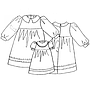Patron Frégoli N°305 Robe classique tailles 12 à 36 mois - 12/36 Mois - 