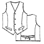 Patron Frégoli N°349 Gilet de costume classique tailles 24 à 48 mois - 2/3/4/ Ans - 
