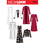 Patron New Look 6305 Robes et vestes 2 longueurs 