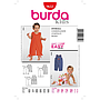 Patrón Nº9652 Burda Kids: Mono