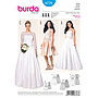 Patrón de Burda 6776 Vestido de novia y vestido de fiesta