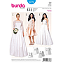 Patron Burda 6776 Robe de mariée et robe de soirée